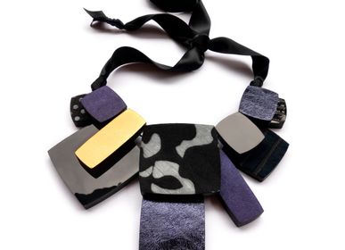 Bijoux - Bijoux de cuir - Collier BAROK 01 - SOPHIE • TERRIERE