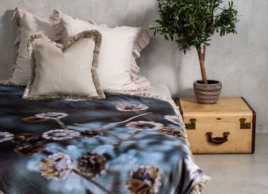 Bed linens - VELVET AND LINEN BEDSPREAD - BORGO DELLE TOVAGLIE