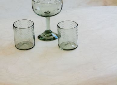 Stemware - Hand-etched Spikes Cocktail Glass - MAAKO