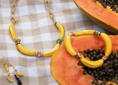 Jewelry - Bananas, papayas, & pomegrenate necklace - Vibration - NACH