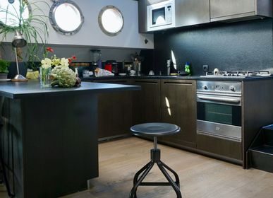 Stools for hospitalities & contracts - Tabouret Nicolle® “DACTYLO” Ajustable H45/60cm - NICOLLE CHAISE