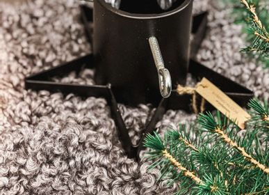 Autres décorations de Noël - Pied de sapin de Noël Stand Mini - Noir - BY BENSON