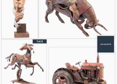 Objets design - Notre gammes de sculptures en métal - JP2B DECORATION
