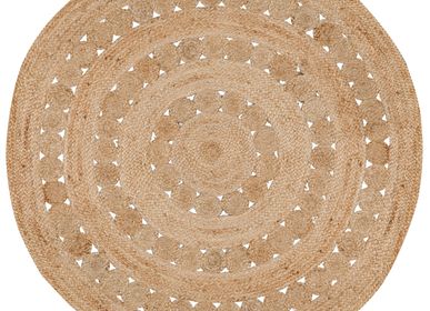 Tapis - Tapis Patna Naturel diamètre 120cm - VIVARAISE – SDE MAISON VIVARAISE