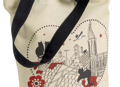 Bags and backpacks - Bag Chats Coeur Beige 40 X 35 - WINKLER - SDE MAISON VIVARAISE