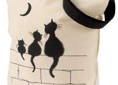Bags and backpacks - Tote Bag Dubout 3 Cats Ecru 40 X 35 - WINKLER - SDE MAISON VIVARAISE