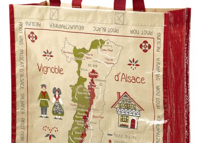 Bags and backpacks - Shopping Bag Route Des Vins Ficelle 40 X 35 X 14 - WINKLER - SDE MAISON VIVARAISE