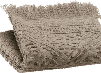 Serviettes - Serviette invité uni Zoe Chamois 30 x 50cm - VIVARAISE – SDE MAISON VIVARAISE