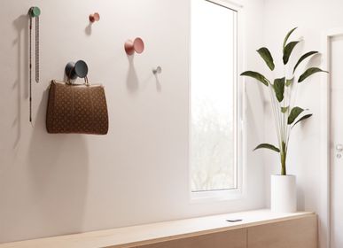 Wall ensembles - Modulare No 3 Wallhooks Diabolo Wood - Made In Germany - various colors and sizes - MODULARE INTERIEUR GMBH