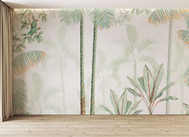Autres décorations murales - MURALE - Feuilles tropicales de bambou - Tropicalia - LA TOUCHE ORIGINALE
