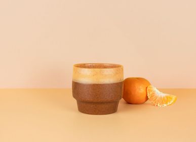 Mugs - 250ml recycled citrus coffee cup - REPULP DESIGN