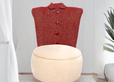 Children's decorative items - Small Chest Chair 'Red Riding Hood'| Unique Piece | Eco-friendly | Handmade - ATYPIKAL COLLECTION