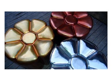 Objets design - Poufs en aluminium. FL1 - MIKKA DESIGN INK