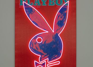 Autres décorations murales - Décoration murale Playboy avec néon LED - Andy Warhol Cover - rose - LOCOMOCEAN