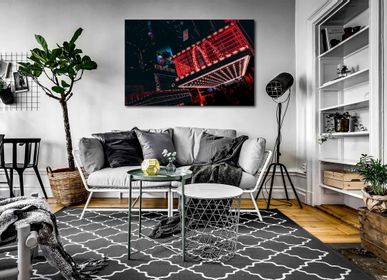 Art photos - M By Night - Limited Edition Photo Print laminated under Diasec® Museum Quality - LUDO CAZEBA - LIMITED PHOTOGRAPHY EDITIONS
