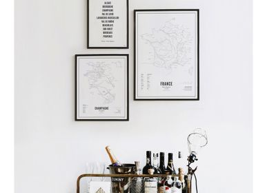 Affiches - Print - Pays viticole France - WIJCK.