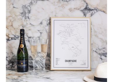 Affiches - Imprimer - Région viticole de Champagne - WIJCK.