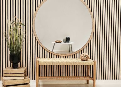 Miroirs - Round mirror - Woody Wood - INCADO
