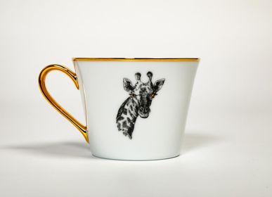 Coffee and tea - SDS Tableware x Noritake Safari Printed Cups -  Giraffe - SOKA DESIGN STUDIO TABLEWARE