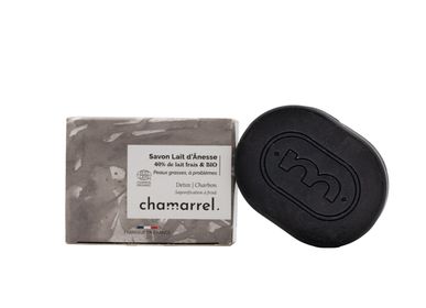 Soaps - Donkey milk soap 40% | Detox Charcoal - CHAMARREL