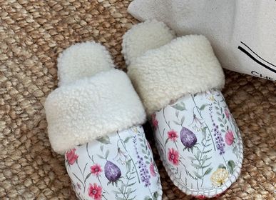 Autres linges de bain - Pantoufles faites main  en pure laine pour choyer vos pieds - &ATELIER COSTÀ