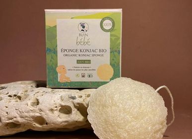 Childcare  accessories - Organic konjac sponge, 100% vegetable for babies - BIJIN