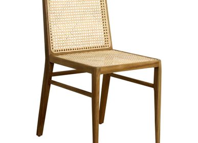 Chairs - Nova dining chair natural + black - RAW MATERIALS