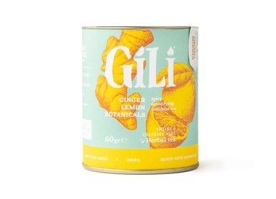 Gifts - GILI GINGER-LEMON HERBAL TEA (ZERO WASTE) 60g - GILI