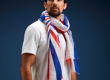 Foulards et écharpes - CHÈCHE BLEU BLANC ROUGE NAVACELLES - AV08 PARIS