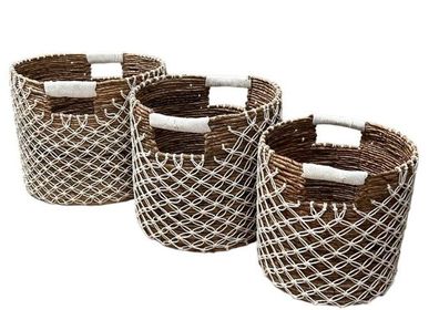 Baskets - Abaca basket - set of 3 - (Bali) - S89 - BALINAISA