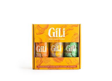 Coffrets et boîtes - GILI PACK DÉCOUVERTE GINGEMBRE - CURCUMA - WASABI 3X200ML - GILI