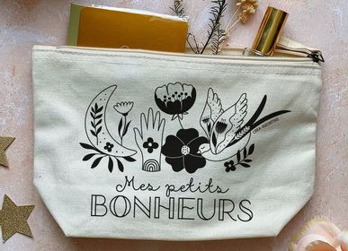 Cadeaux - Trousses en coton recyclé et imprimées en France - HIRONDELLES & CIE BY MAISON ROYAL GARDEN