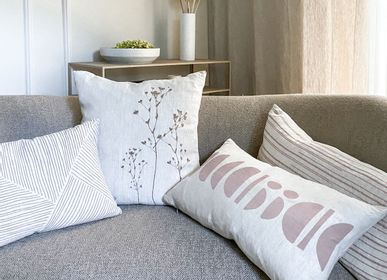 Fabric cushions - Hand printed linen cushions - DOROTHEE LEHNEN