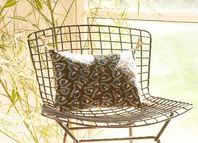 Throw blankets - Art Deco Cushion Cover 25X35 Cm - INDIAN SONG