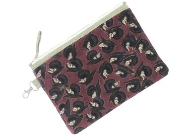 Curtains and window coverings - Art Deco Vanity Pocket Largel 18X26 Cm  Bordeaux - INDIAN SONG