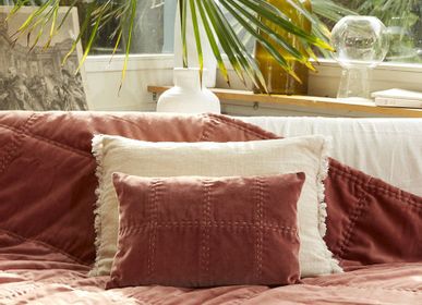 Curtains and window coverings - Boho Cushion Cover  30X45 Cm - EN FIL D'INDIENNE...