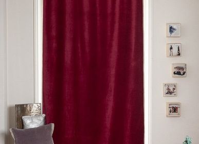 Bed linens - Medicis Curtain In Cotton Velvet Linen-Lined 3 Layers Cotton Velvet Cotton L - EN FIL D'INDIENNE...
