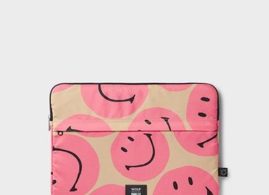 Office sets - Smiley Pink Laptop Sleeve ♻️ - WOUF