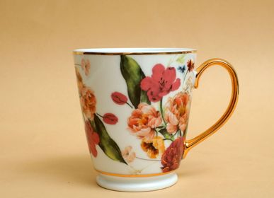 Coffee and tea - Victorian Romance Printed Coffee Mug - SOKA DESIGN STUDIO TABLEWARE