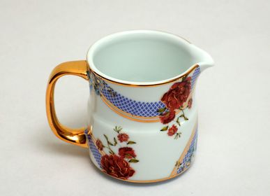 Coffee and tea - Victorian Romance Printed Creamer - SOKA DESIGN STUDIO TABLEWARE