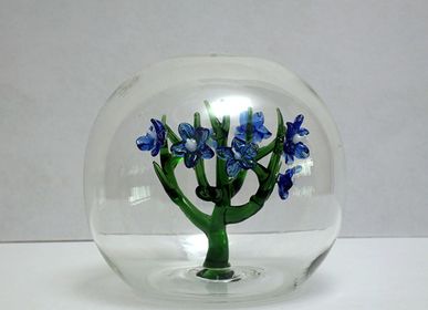 Carafes - Jardin Decor sphere with flower inside - SOKA DESIGN STUDIO TABLEWARE
