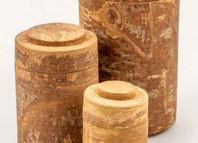Caskets and boxes - Set of 3 cinnamon boxes - L'INDOCHINEUR PARIS HANOI