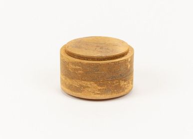 Caskets and boxes - Small round cinnamon box - L'INDOCHINEUR PARIS HANOI