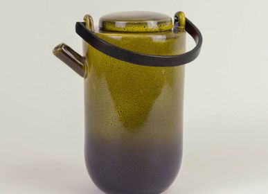 Tea and coffee accessories - Hoa Bien teapot with black brass handle - L'INDOCHINEUR PARIS HANOI