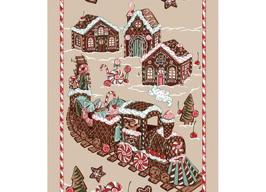 Tea towel - Train Gourmand tea towel - BEAUVILLÉ