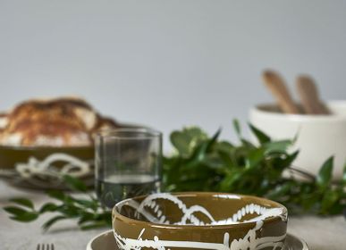 Bols - Bol Arty Vert Bronze Ø15 Cm/H6 Cm - HOMATA