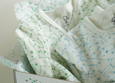 Children's fashion - GREEN constellations pyjama - CHARLIE DANS LES ETOILES