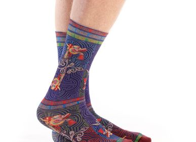 Socks - Chinoiserie men's sock - DUB & DRINO