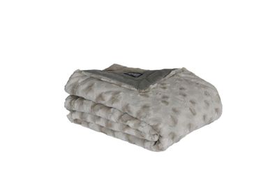 Comforters and pillows - Premium Jade Teddy - Faux fur blanket - DECKENKUNST MANUFAKTUR GERMANY
