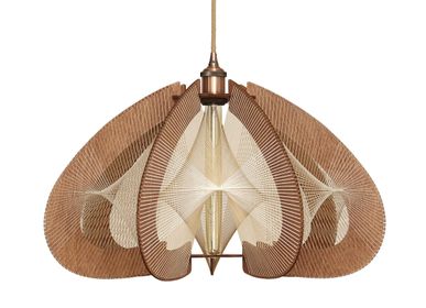 Design objects - TULPE dark wood - VASSARA LAMPS